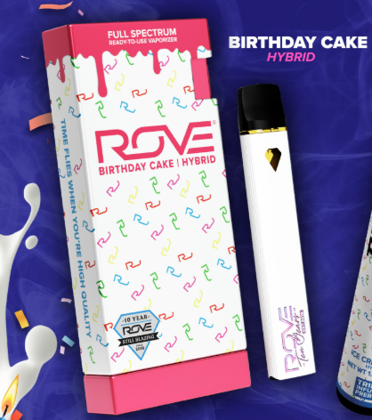 - Birthday Cake Live Resin Disposable Rove