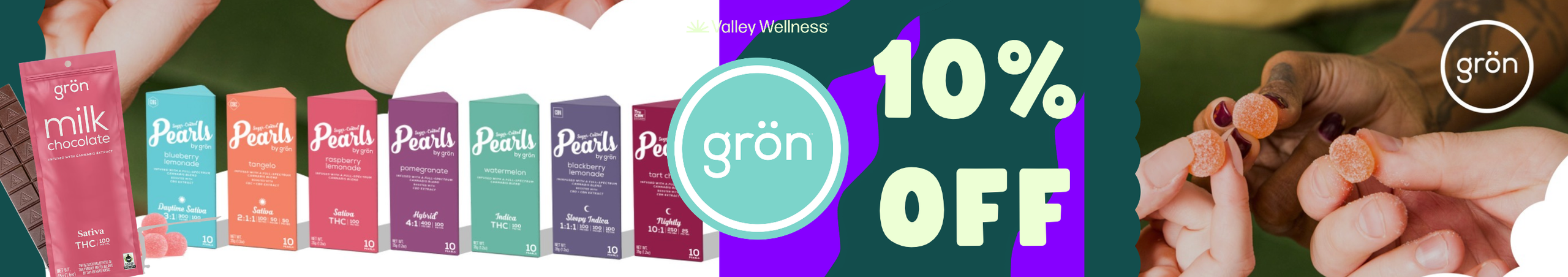 Cannabis Promo, Cannabis Sales, Cannabis Discounts, Cannabis on Sale, 10% Off Gron!