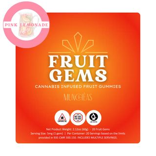 Fruit Gems - Pink Lemonade Green Gold Group