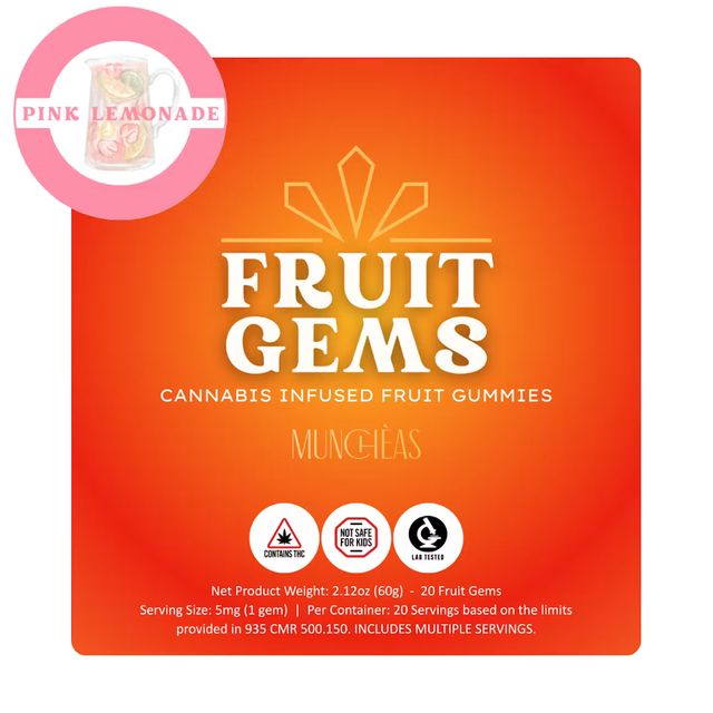 Fruit Gems - Pink Lemonade Green Gold Group