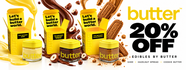 Cannabis Promo, Cannabis Sales, Cannabis Discounts, Cannabis on Sale, 20% Off Butter Edibles