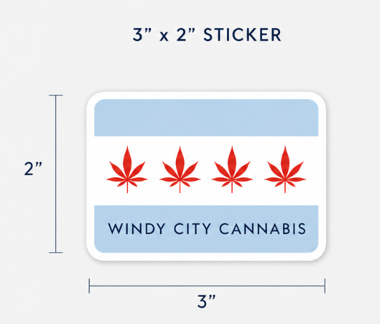 Sticker Windy City Cannabis
