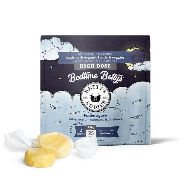 Bedtime Betty's Lemon Agave with Melatonin Betty'S Eddies Bedtime Betty's Lemon Agave with Melatonin Betty'S Eddies