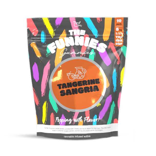 Tangerine Sangria 1:1:1 THC:CBD:CBG The Funnies Gummies Tangerine Sangria 1:1:1 THC:CBD:CBG The Funnies Gummies