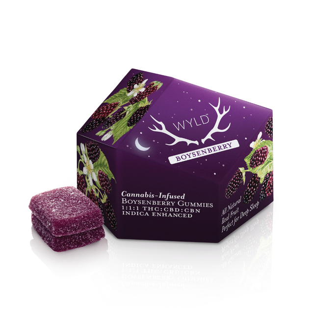 Boysenberry 1:1:1 THC:CBD:CBN Wyld