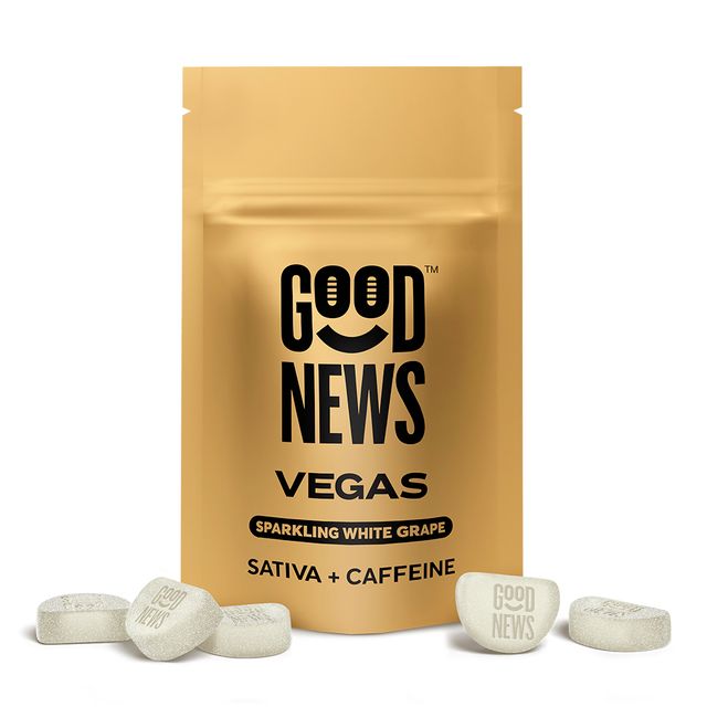Sparkling White Grape Vegas with Caffeine Good News