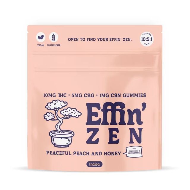 Zen Peaceful Peach & Honey 1:1:1 THC:CBG:CBN Effin'