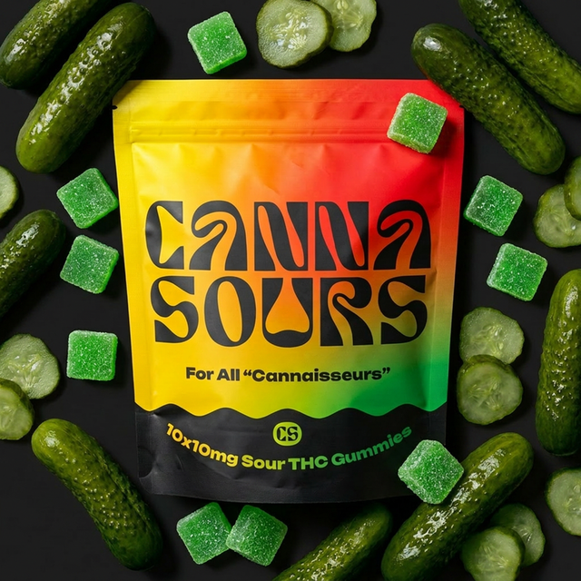 Sour Pickle Gummies Cannasours