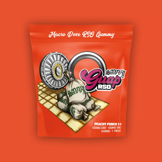 Peachy Punch CBD:THC 1:1 Savvy Guap