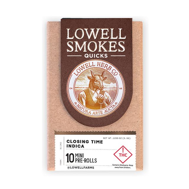 Closing Time Indica Quicks Lowell Herb Co