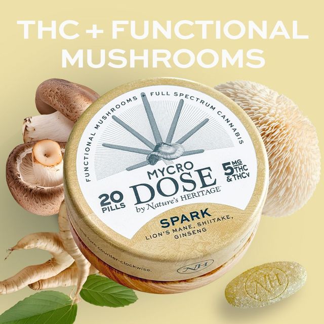 Mycro Dose Spark 1:1 THC:THCv Nature'S Heritage