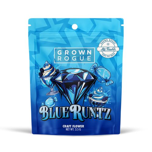 Grown Rogue Blue Runtz 🩵 3.5g