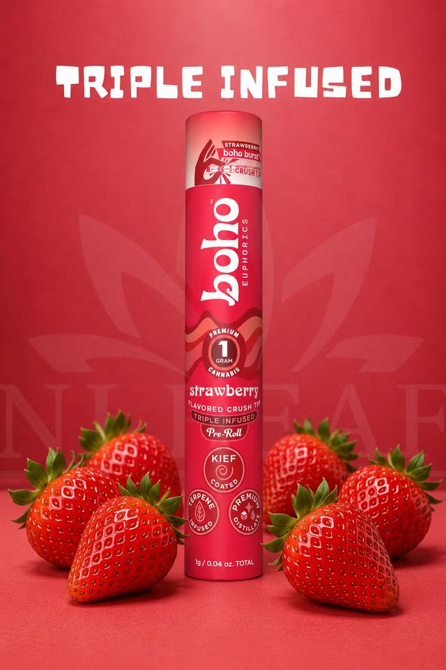 BURST-Strawberry Triple Boho