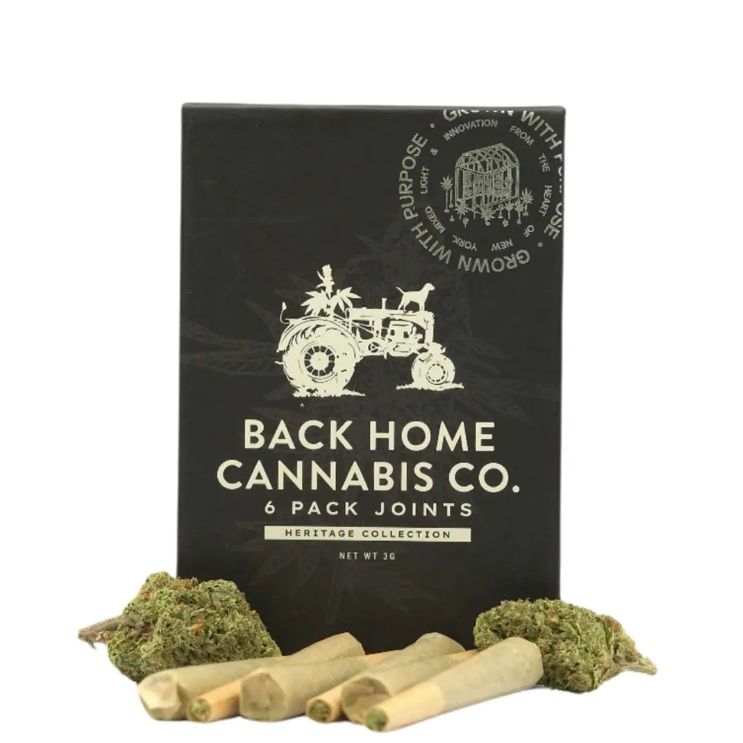 Back Home Cannabis| White Widow |6 Pack| Pre Roll