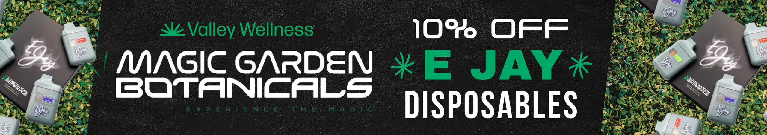 Cannabis Promo, Cannabis Sales, Cannabis Discounts, Cannabis on Sale, 10% off E Jay Disposables