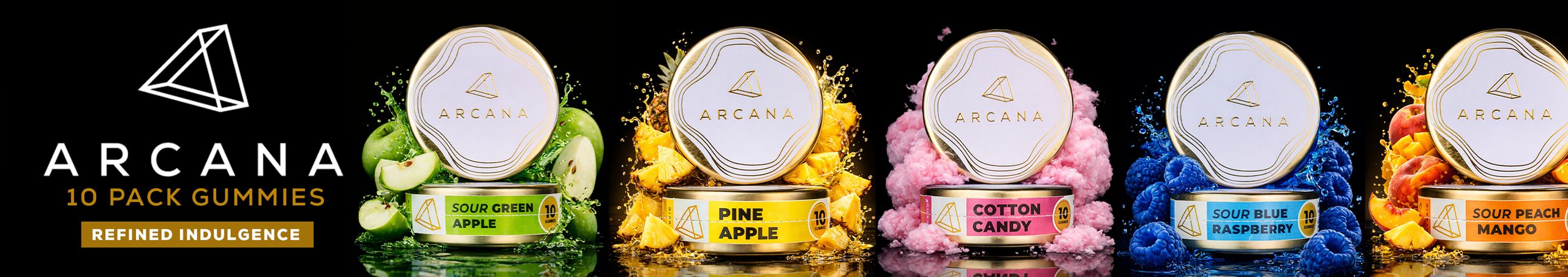 Cannabis Promo, Cannabis Sales, Cannabis Discounts, Cannabis on Sale, Arcana 10pk Gummies
