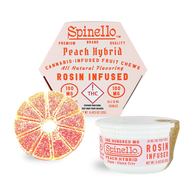 Peach Hybrid THC Rosin Spinello