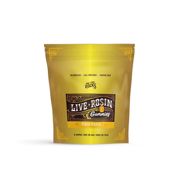 Live Rosin Peach Mango Gelato On the Rocks Live Rosin Peach Mango Gelato On the Rocks