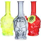 Drippy Skullz Glass Water Pipe