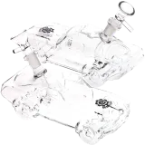 Clear Car Glass Water Pipe