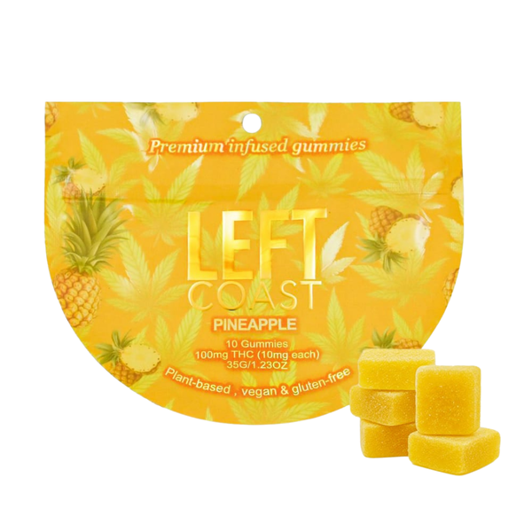 Pineapple Gummies Left Coast