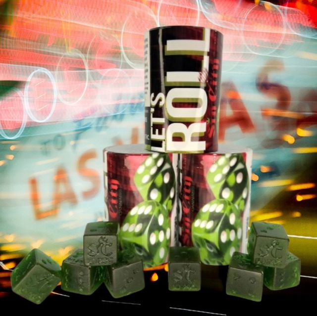 Sin City Green Apple Craps Dice Sin City