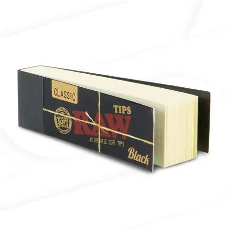 Black Classic Tips (50 ct.) Raw