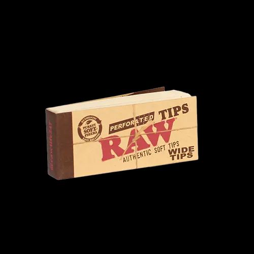 Wide Perforated Tips Raw