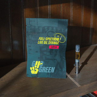 Cannabis Promo, Cannabis Sales, Cannabis Discounts, Cannabis on Sale, $25 Good Green 1g FSHO Syringe 1