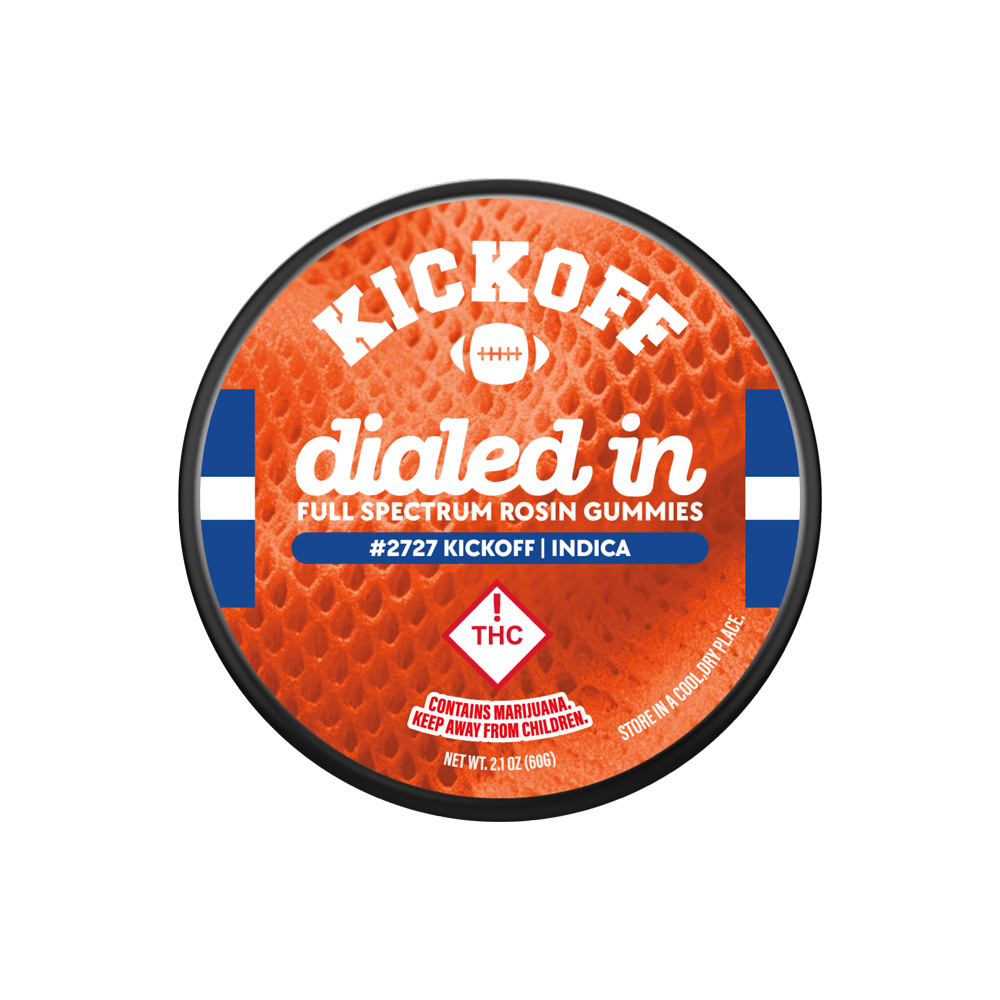 Dialed In Limited Rosin Gummies | Kick Off 100mg Rec
