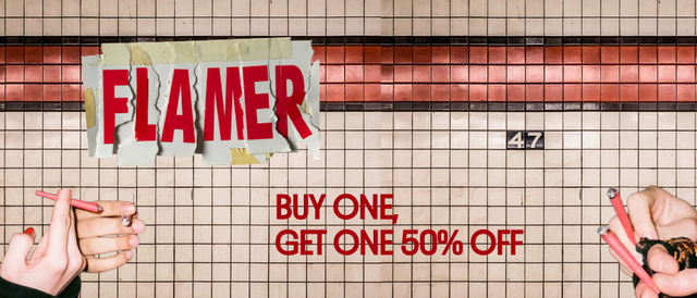 Cannabis Promo, Cannabis Sales, Cannabis Discounts, Cannabis on Sale, Flamer BOGO 50% Off