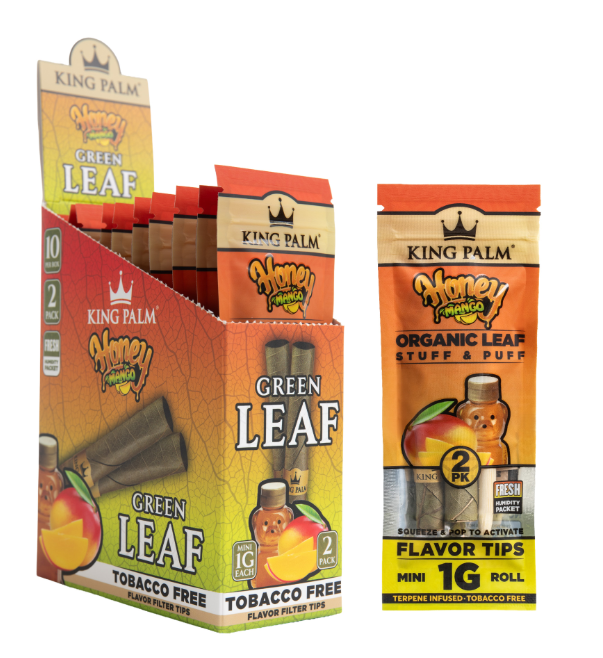Mini Squeeze and Pop Leaf Tubes (Honey Mango) (2pk)