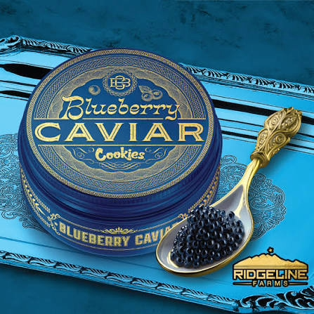 Blueberry Caviar Hybrid Cookies