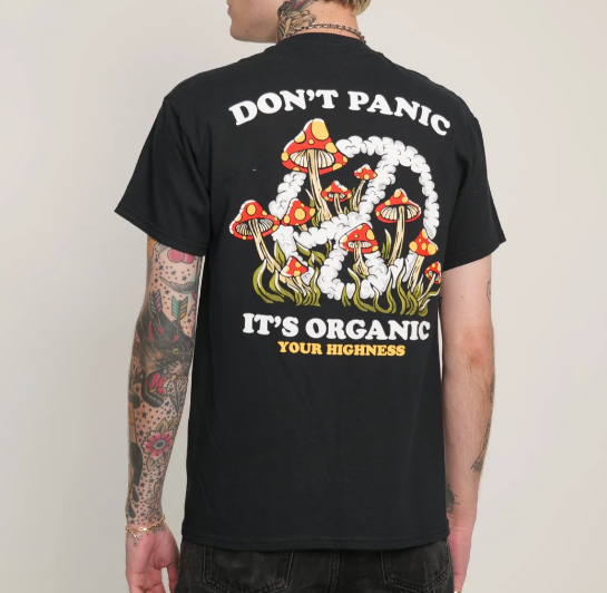 It's Organic Short-Sleeve Tee Black Your Highness
