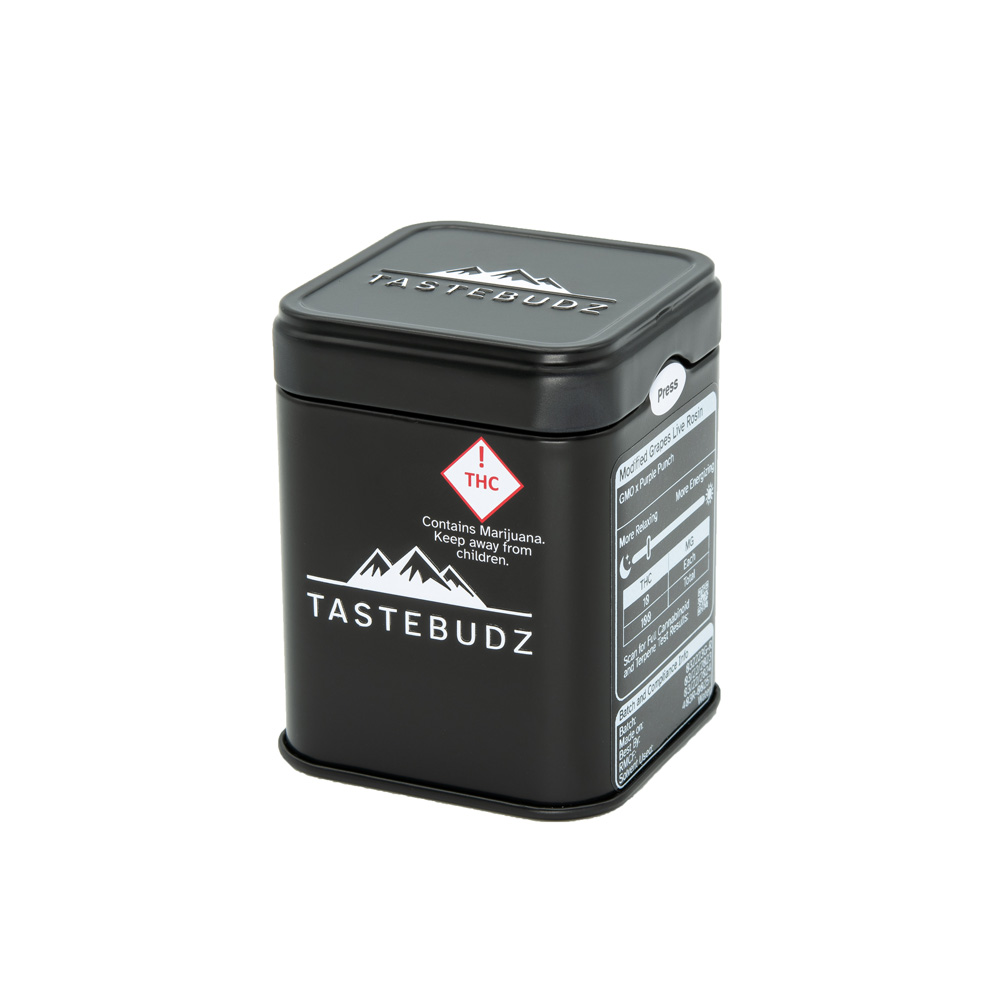 Tastebudz Live Label Rosin Gummies | Hybrid 100mg Rec