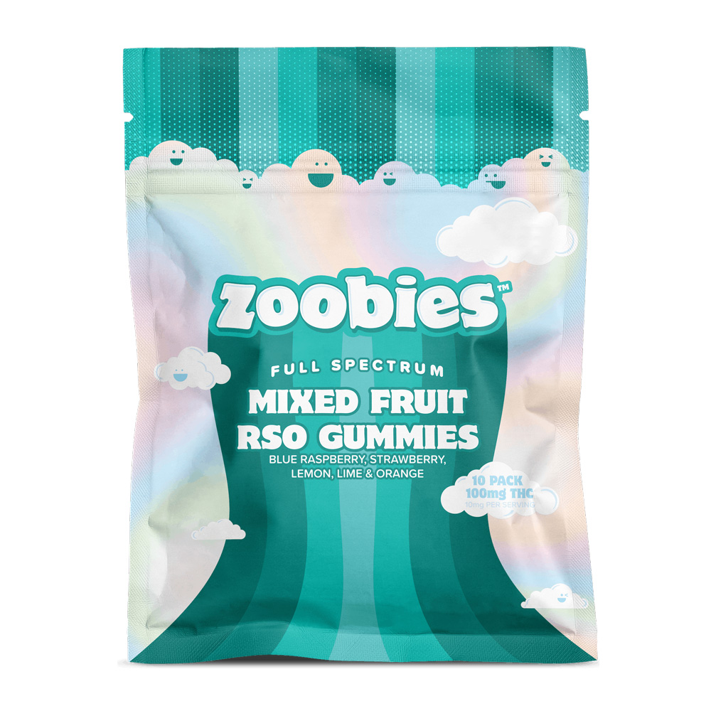 Zoobies RSO Gummies | Hybrid 100mg Rec