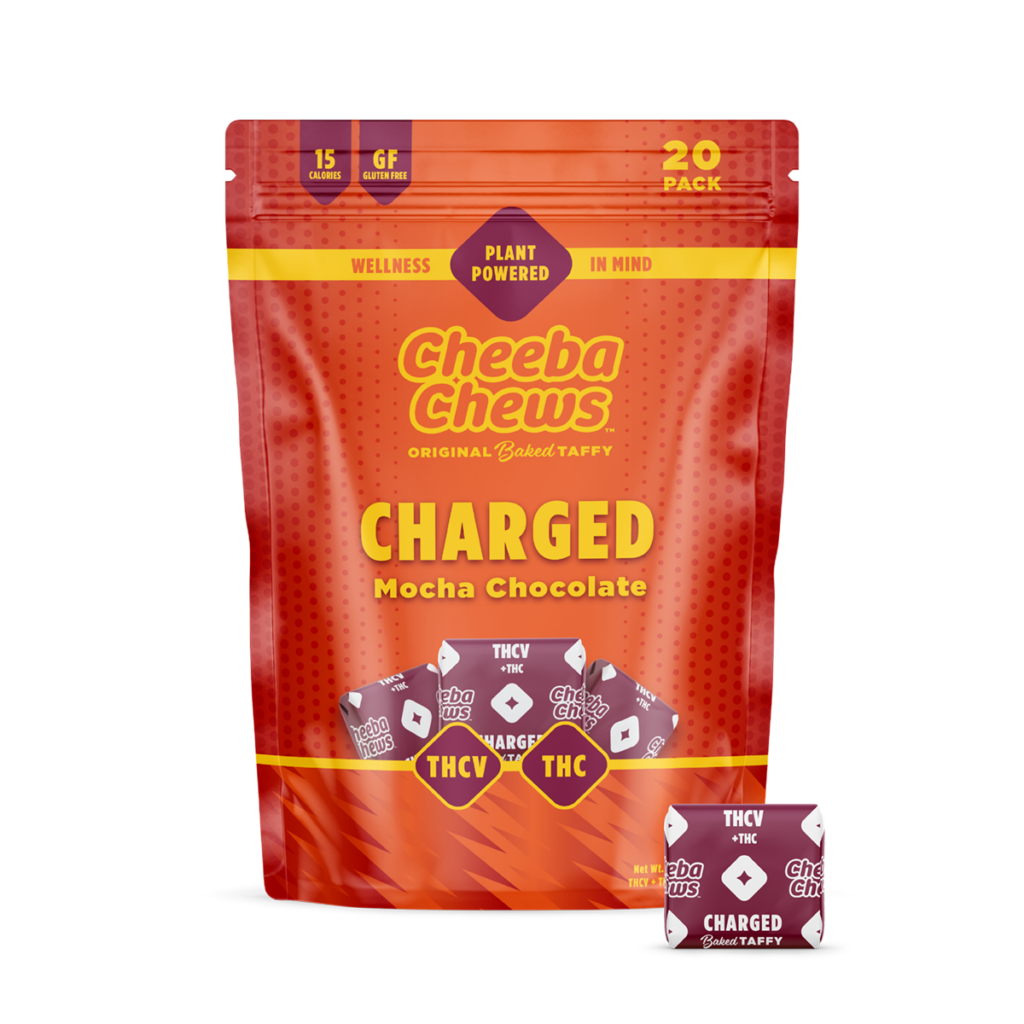 Cheeba Chews Wax Wrap | Mocha Energy THCV Charged 100mg Rec