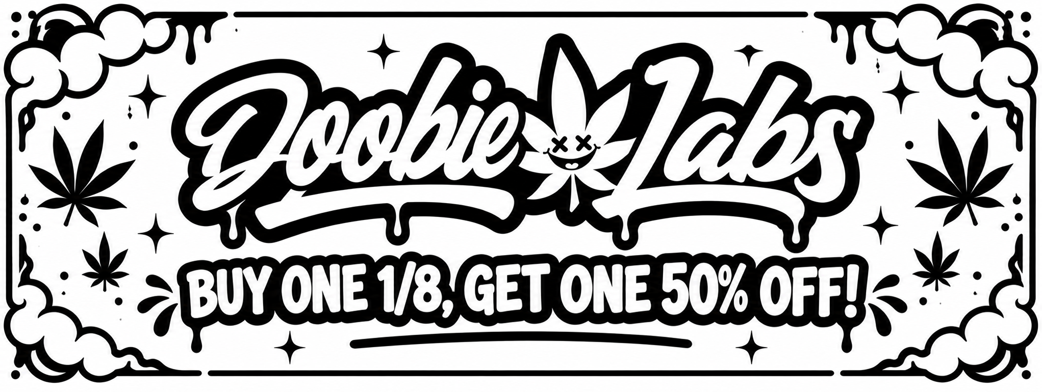 Cannabis Promo, Cannabis Sales, Cannabis Discounts, Cannabis on Sale, Doobie Labs BOGO 50%