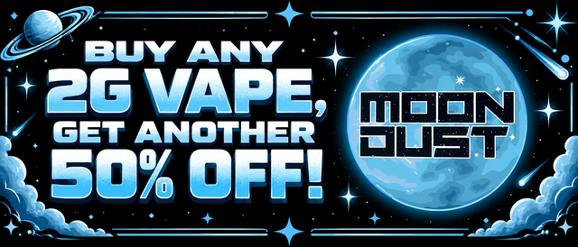 Cannabis Promo, Cannabis Sales, Cannabis Discounts, Cannabis on Sale, Moondust BOGO 50%
