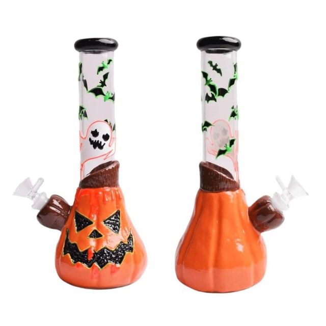 10" Clay Pumpkin Beaker Generic Glass