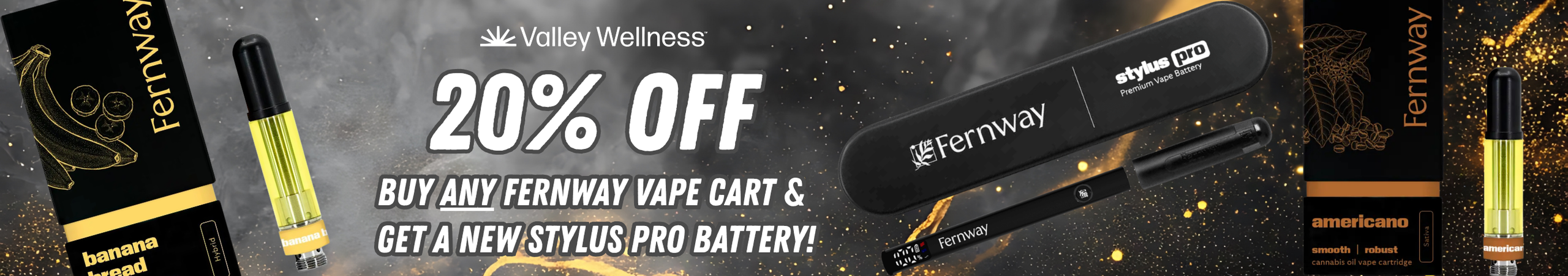 Cannabis Promo, Cannabis Sales, Cannabis Discounts, Cannabis on Sale, 20% Off Fernway!
