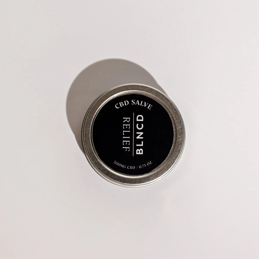 Relief+ CBD Salve - 500mg, 0.75 oz tin