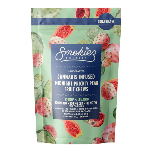 Midnight Prickly Pear Trifecta Thc:Cbd:Cbn 1:1:1 Smokiez