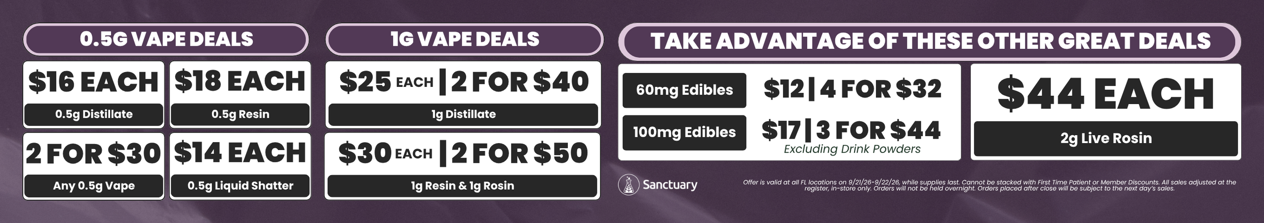Cannabis Promo, Cannabis Sales, Cannabis Discounts, Cannabis on Sale, Daily 2