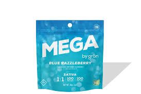 Blue Razzleberry MEGA Grön