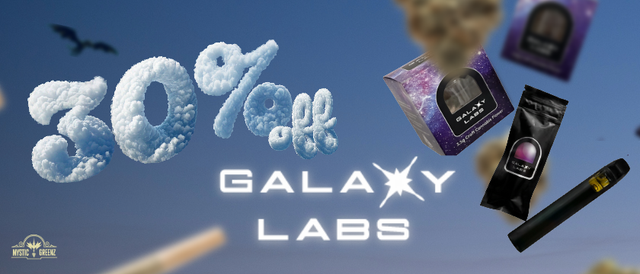 Cannabis Promo, Cannabis Sales, Cannabis Discounts, Cannabis on Sale, Galaxy 30% Off