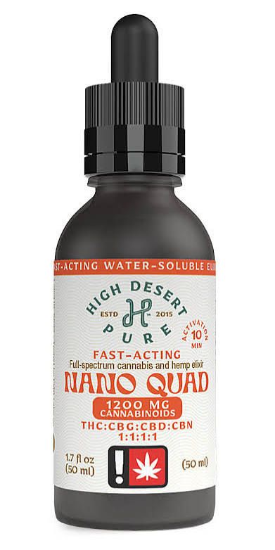 Nano Quad Mango THC High Desert Pure