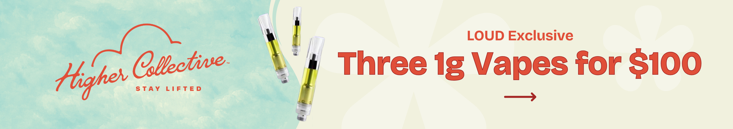 Cannabis Promo, Cannabis Sales, Cannabis Discounts, Cannabis on Sale, 3 Loud 1g Carts For $100