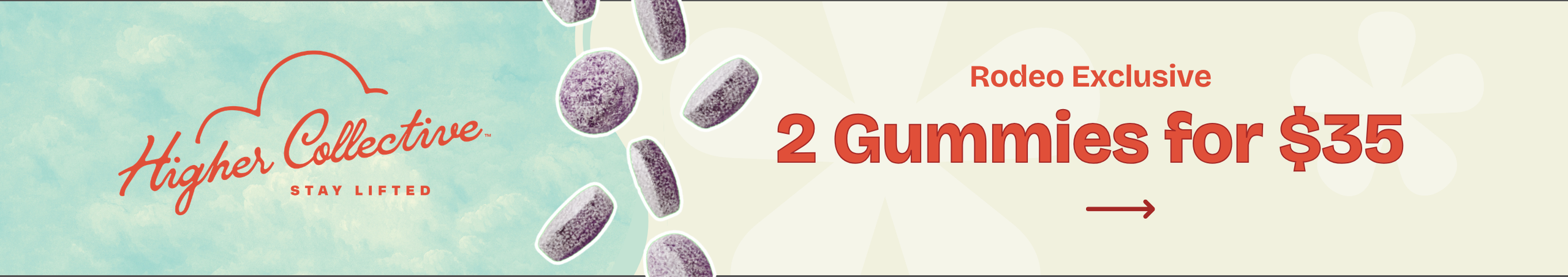 Cannabis Promo, Cannabis Sales, Cannabis Discounts, Cannabis on Sale, Rodeo Gummies - 2 for $35!