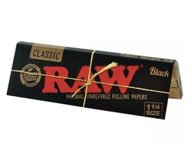 Black | 1 1/4 Raw